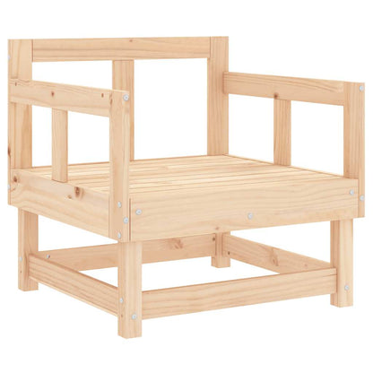 vidaXL Chaises de jardin avec coussins 2 pcs Bois de pin massif