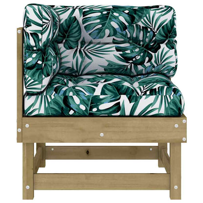 vidaXL Ecksofas mit Kissen 2 Stk. Kiefernholz Imprägniert