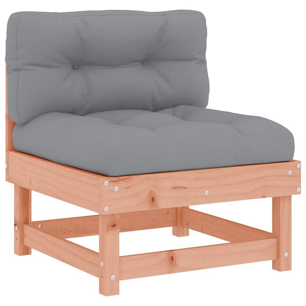 vidaXL Canapés centraux avec coussins 2 pcs. Bois de douglas massif
