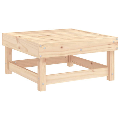 vidaXL Tabourets de jardin avec coussins 2 pcs Bois de pin massif