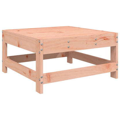 vidaXL Tabouret de jardin avec coussin en bois de douglas massif