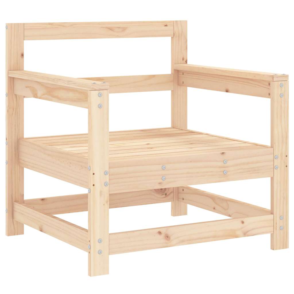 vidaXL Chaises de jardin avec coussins 2 pcs Bois de pin massif