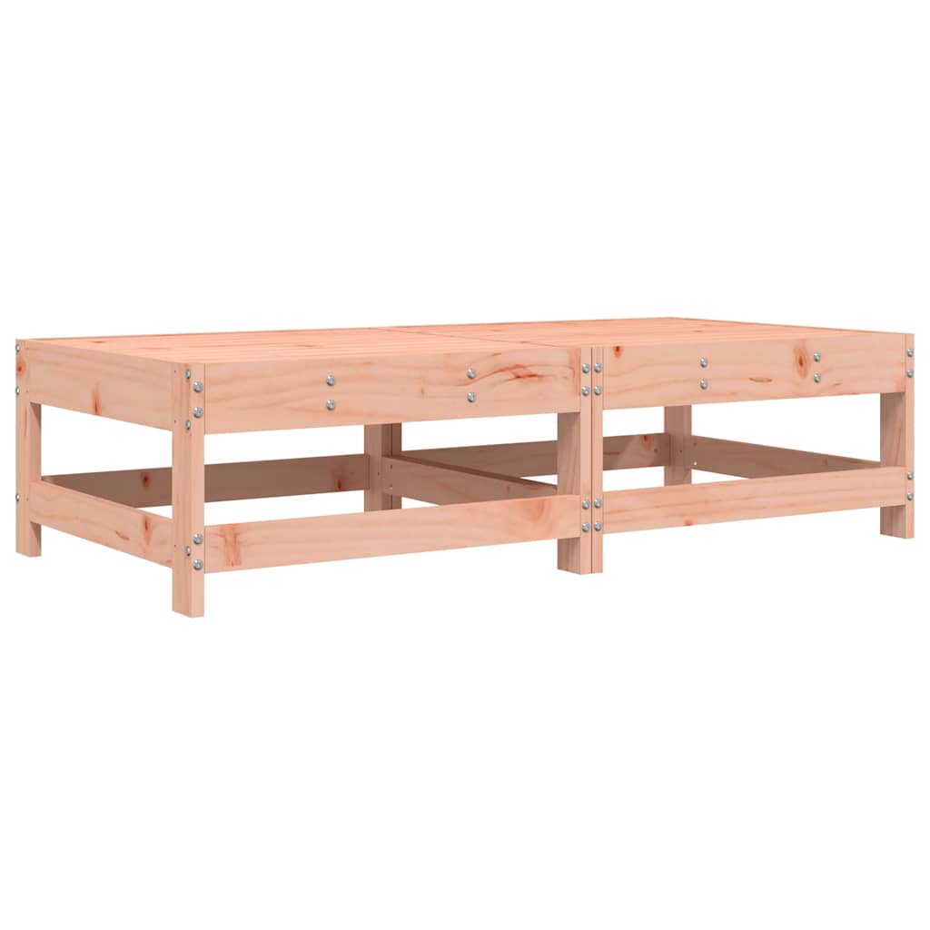 vidaXL Gartenhocker mit Kissen 2 Stk. Massivholz Douglasie