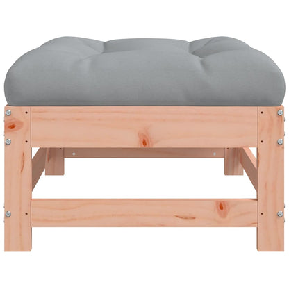 vidaXL Gartenhocker mit Kissen 2 Stk. Massivholz Douglasie
