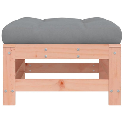 vidaXL Gartenhocker mit Kissen Massivholz Douglasie