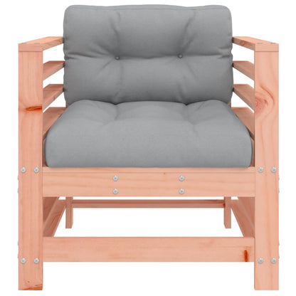 vidaXL Chaises de jardin avec coussins 2 pcs. Bois de douglas massif
