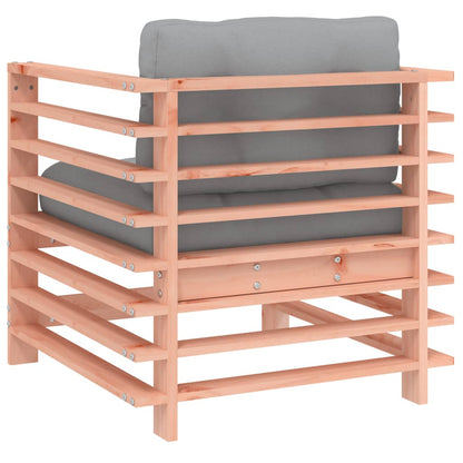 vidaXL Chaises de jardin avec coussins 2 pcs. Bois de douglas massif
