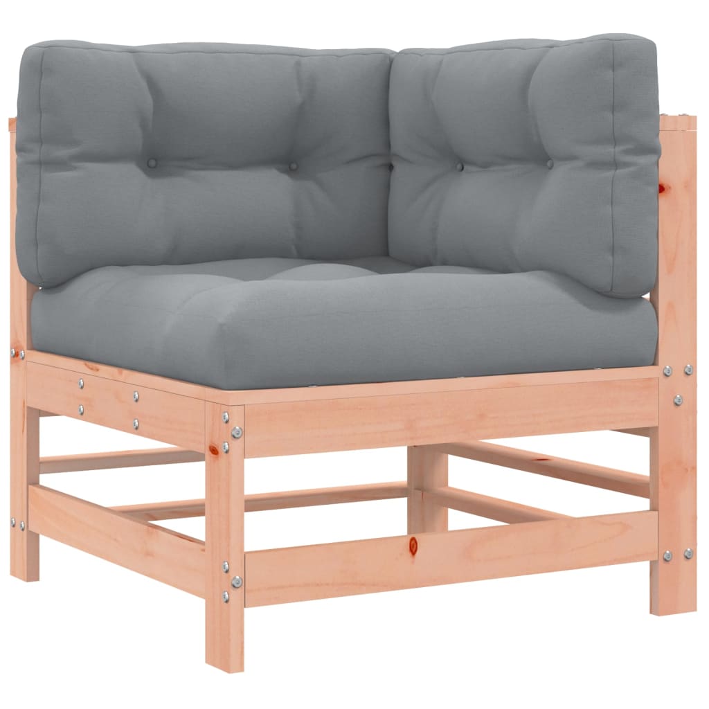 vidaXL Ecksofas mit Kissen 2 Stk. Massivholz Douglasie