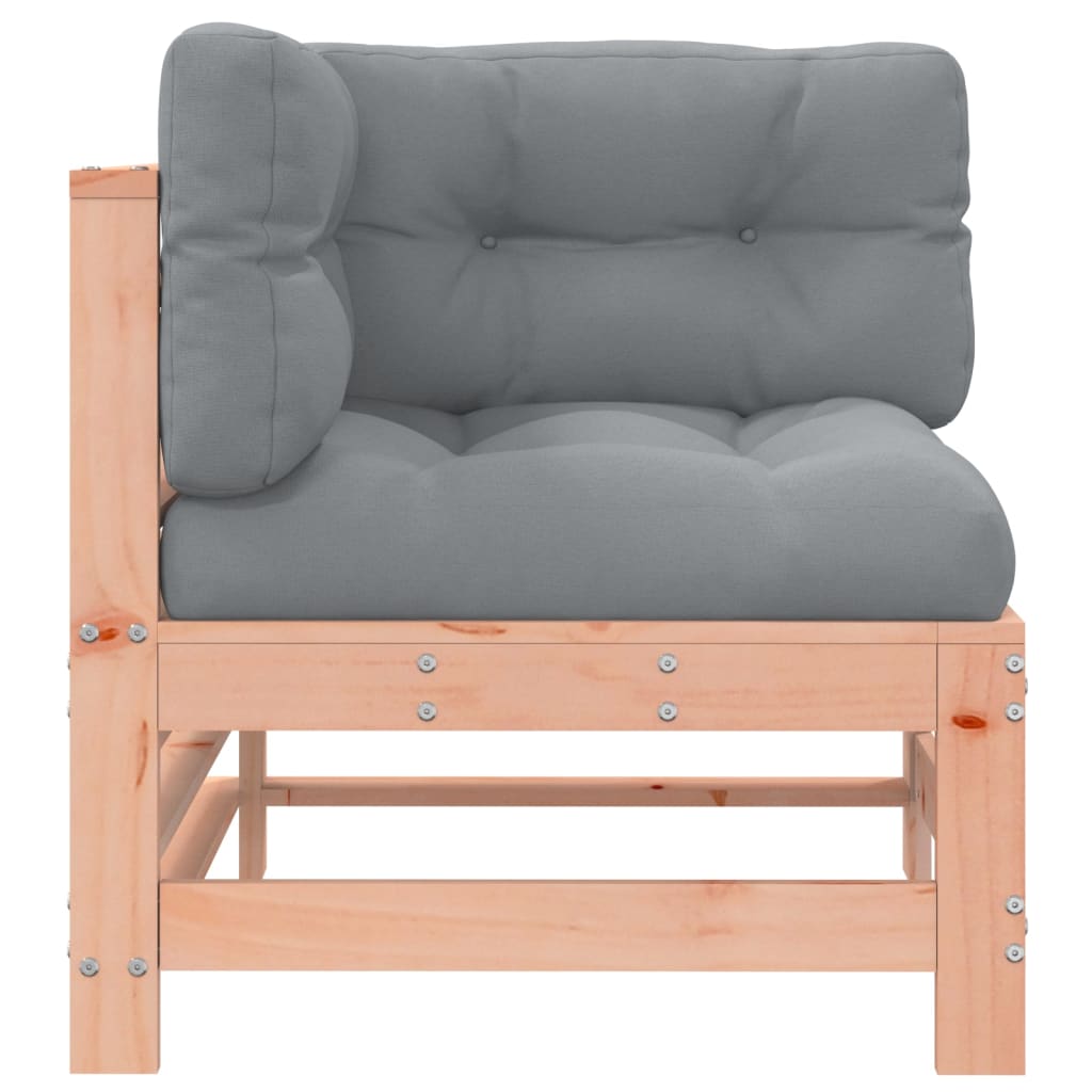 vidaXL Ecksofas mit Kissen 2 Stk. Massivholz Douglasie