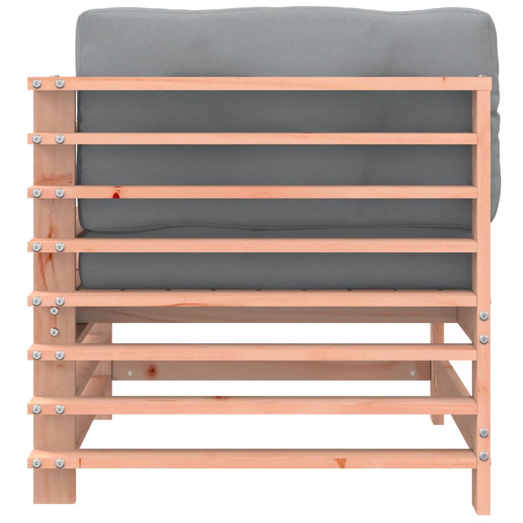 vidaXL Ecksofas mit Kissen 2 Stk. Massivholz Douglasie
