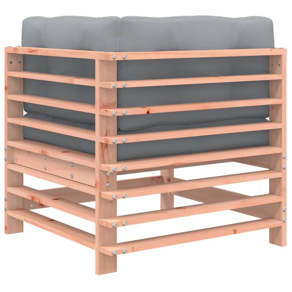 vidaXL Ecksofas mit Kissen 2 Stk. Massivholz Douglasie