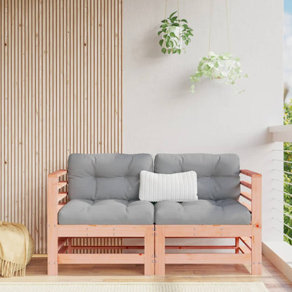 vidaXL Ecksofas mit Kissen 2 Stk. Massivholz Douglasie