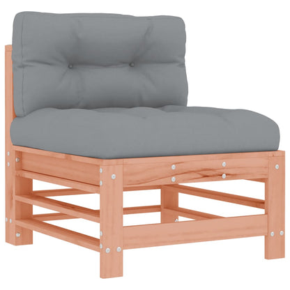 vidaXL Mittelsofas mit Kissen 2 Stk. Massivholz Douglasie