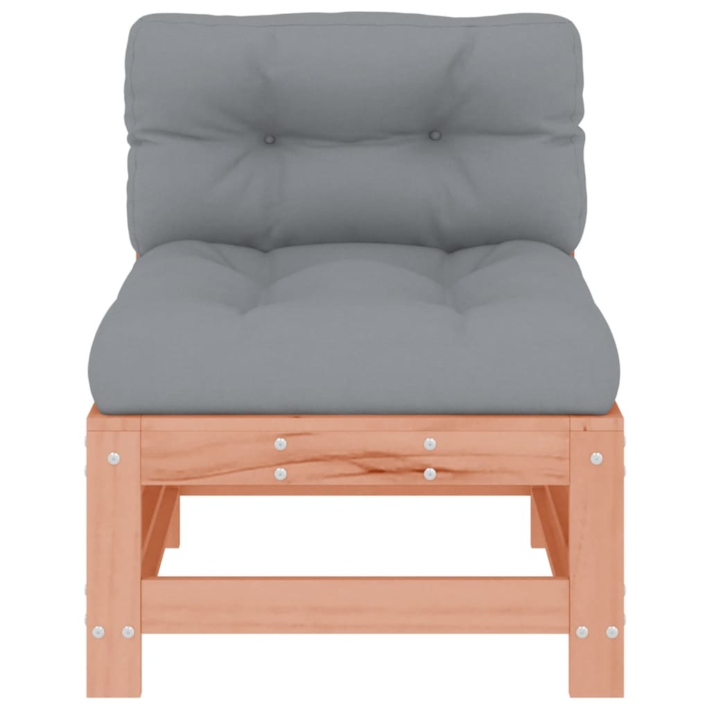 vidaXL Mittelsofas mit Kissen 2 Stk. Massivholz Douglasie
