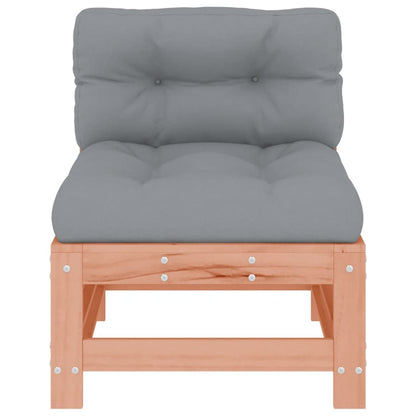 vidaXL Mittelsofas mit Kissen 2 Stk. Massivholz Douglasie