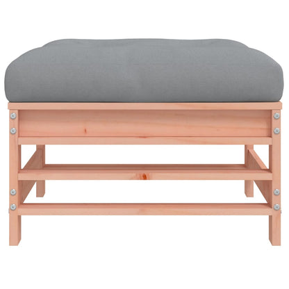 vidaXL Gartenhocker mit Kissen 2 Stk. Massivholz Douglasie
