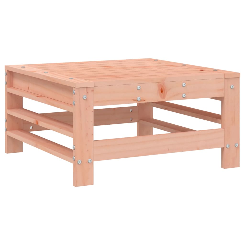 vidaXL Gartenhocker mit Kissen 2 Stk. Massivholz Douglasie
