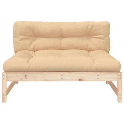 vidaXL Mittelsofa 120x80 cm Massivholz Kiefer