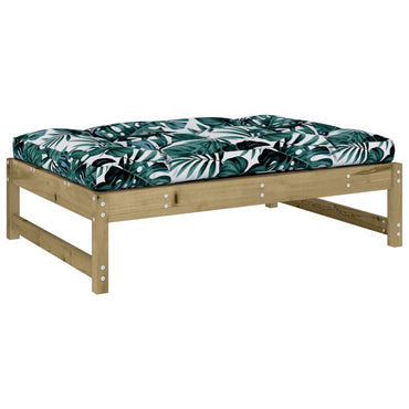 vidaXL Gartenhocker 120x80 cm Kiefernholz Imprägniert