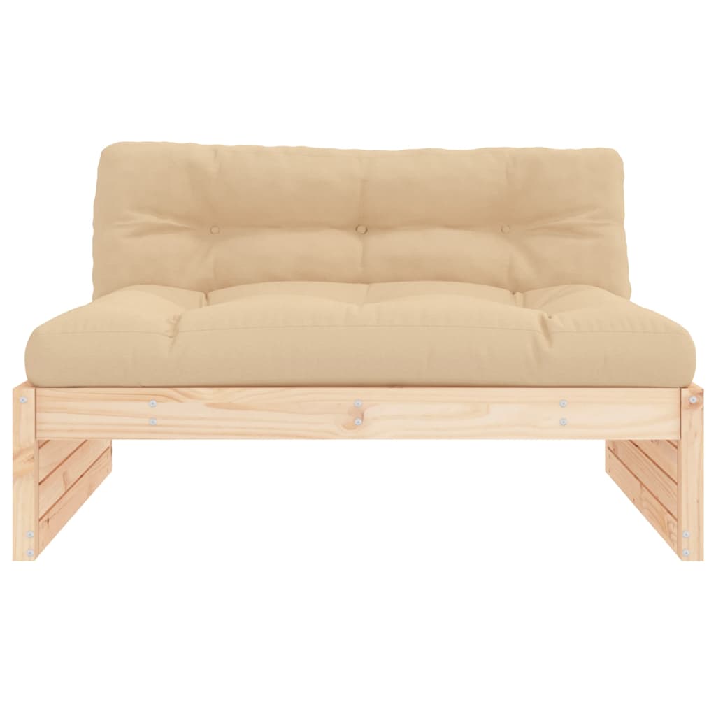 vidaXL Canapé central 120x80 cm en pin massif