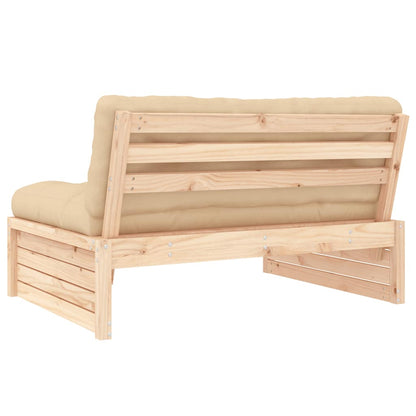 vidaXL Canapé central 120x80 cm en pin massif