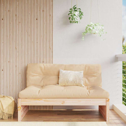 vidaXL Canapé central 120x80 cm en pin massif