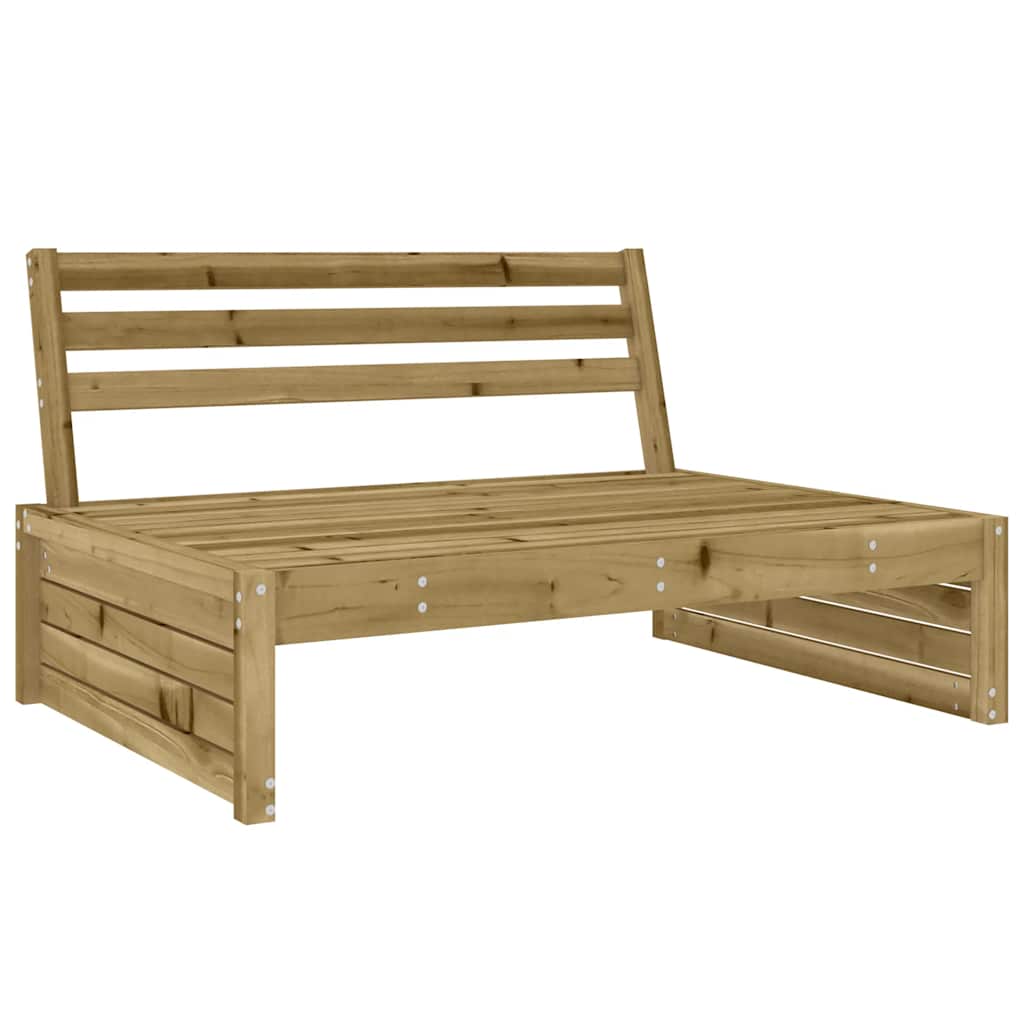 vidaXL Canapé central 120x80 cm Bois de pin imprégné