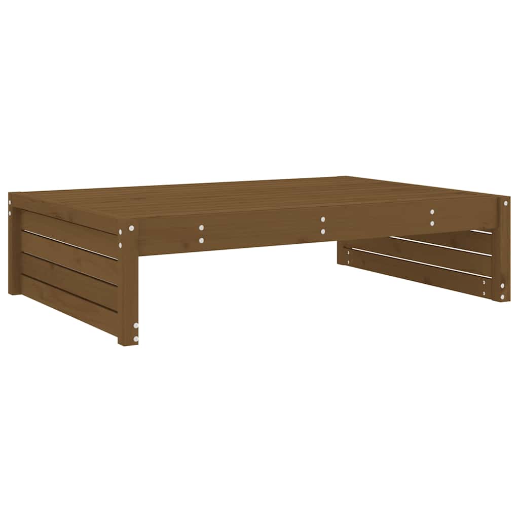 vidaXL Tabouret de jardin Marron miel 120x80 cm Bois de pin massif
