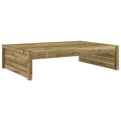 vidaXL Tabouret de jardin 120x80 cm en pin imprégné