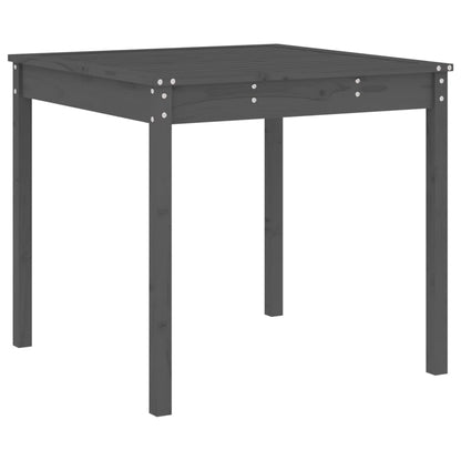 vidaXL 5-tlg. Garten-Essgruppe Grau Massivholz Kiefer