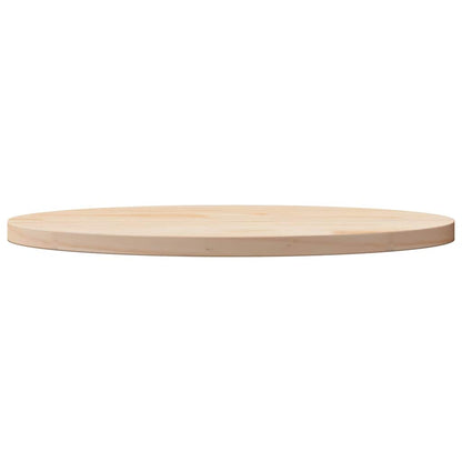 vidaXL Plateau de table 60x30x2,5 cm en pin massif Ovale