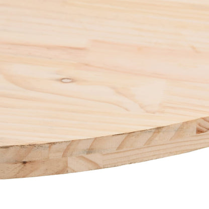 vidaXL Tischplatte 110x55x2,5 cm Massivholz Kiefer Oval