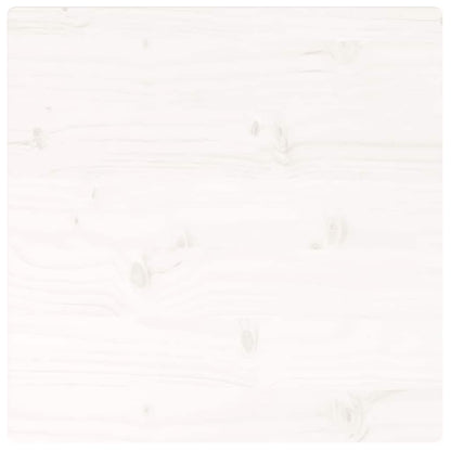 vidaXL Plateau de table Blanc 40x40x2,5 cm Bois de pin massif Carré