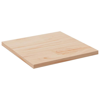 vidaXL Plateau de table 50x50x2,5 cm Bois de pin massif Carré