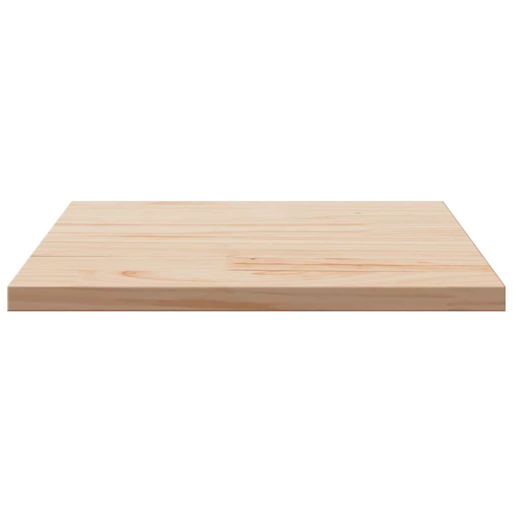 vidaXL Plateau de table 50x50x2,5 cm Bois de pin massif Carré