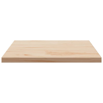 vidaXL Plateau de table 50x50x2,5 cm Bois de pin massif Carré