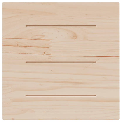 vidaXL Plateau de table 50x50x2,5 cm Bois de pin massif Carré