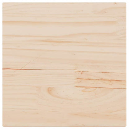 vidaXL Plateau de table 50x50x2,5 cm Bois de pin massif Carré