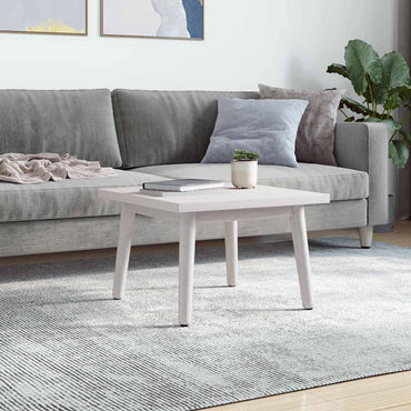 vidaXL Plateau de table Blanc 50x50x2,5 cm Pin Massif Carré