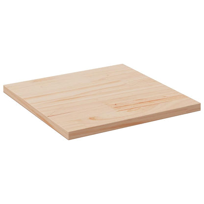 vidaXL Plateau de table 60x60x2,5 cm, pin massif, carré