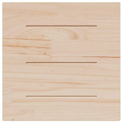 vidaXL Plateau de table 60x60x2,5 cm, pin massif, carré