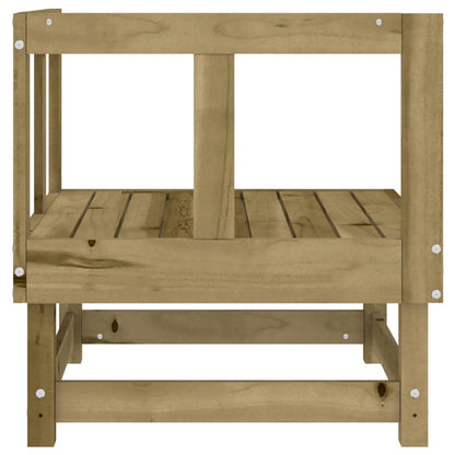 vidaXL Garten-Ecksofa Imprägniertes Kiefernholz