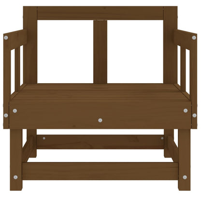 vidaXL Gartenstühle 2 Stk. Honigbraun Massivholz Kiefer