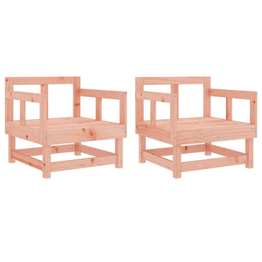 vidaXL Chaises de jardin 2 pcs. Bois de Douglas massif