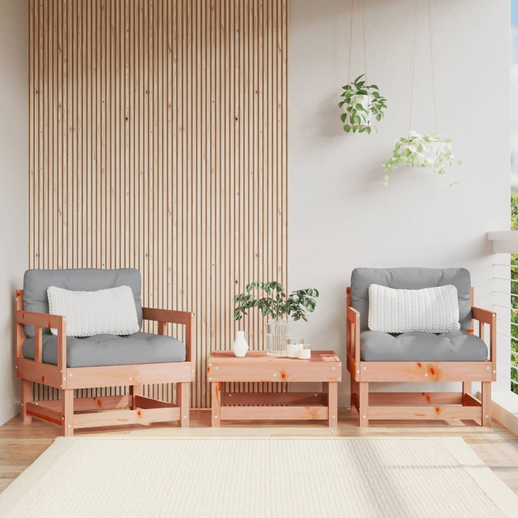 vidaXL Chaises de jardin 2 pcs. Bois de Douglas massif