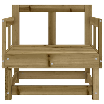 vidaXL Gartenstühle 2 Stk. Kiefernholz Imprägniert