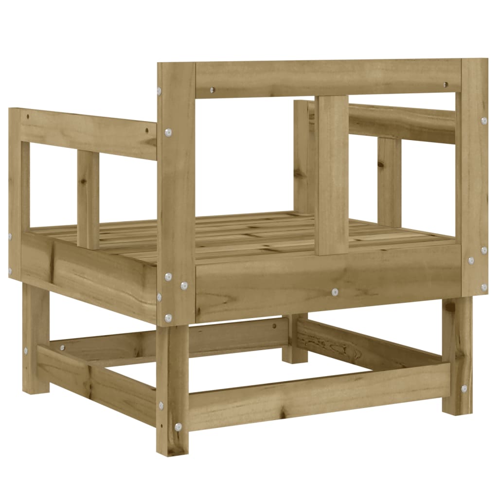 vidaXL Gartenstühle 2 Stk. Kiefernholz Imprägniert