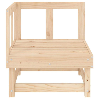 vidaXL Canapés d'angle de jardin 2 pcs Bois de pin massif