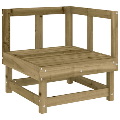 vidaXL Garten-Ecksofas 2 Stk. Kiefernholz Imprägniert