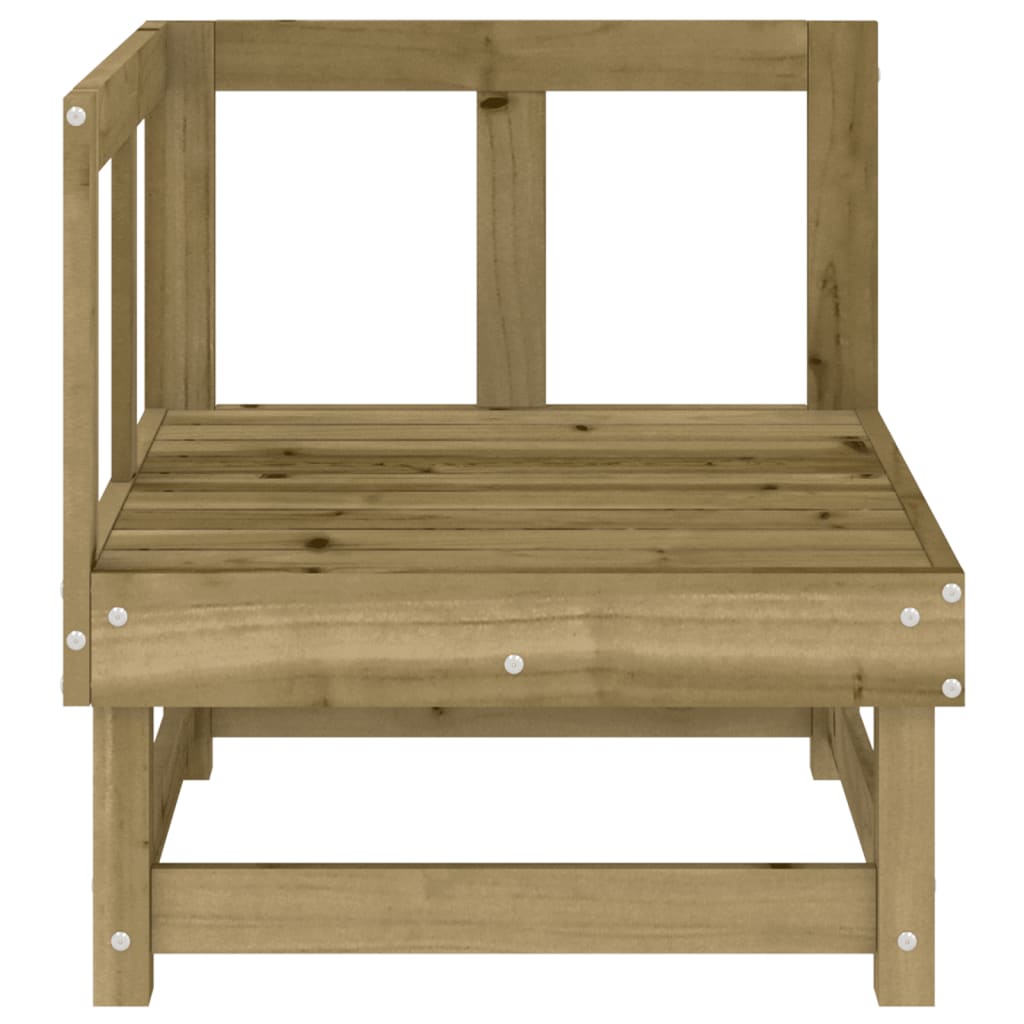 vidaXL Garten-Ecksofas 2 Stk. Kiefernholz Imprägniert